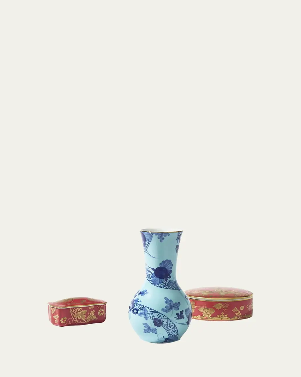 GINORI 1735 Oriente Italiano Tulipano Iris Vase, 8" | Thumbnail 4