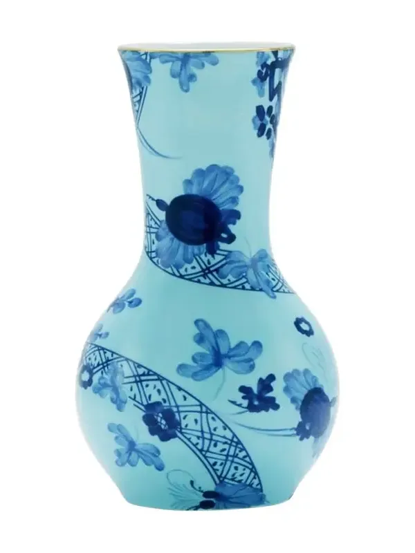 GINORI 1735 Oriente Italiano Tulipano Iris Vase, 8"
