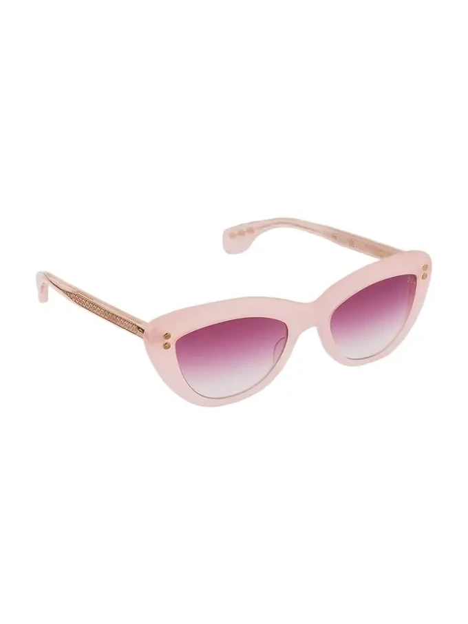 24K Gold & Acetate Cat-Eye Sunglasses 24K Gold & Acetate Cat-Eye Sunglasses