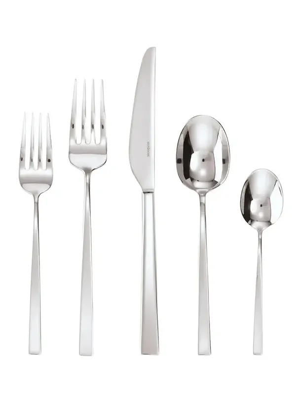 Sambonet Linea Q 5-Piece Flatware Place Setting