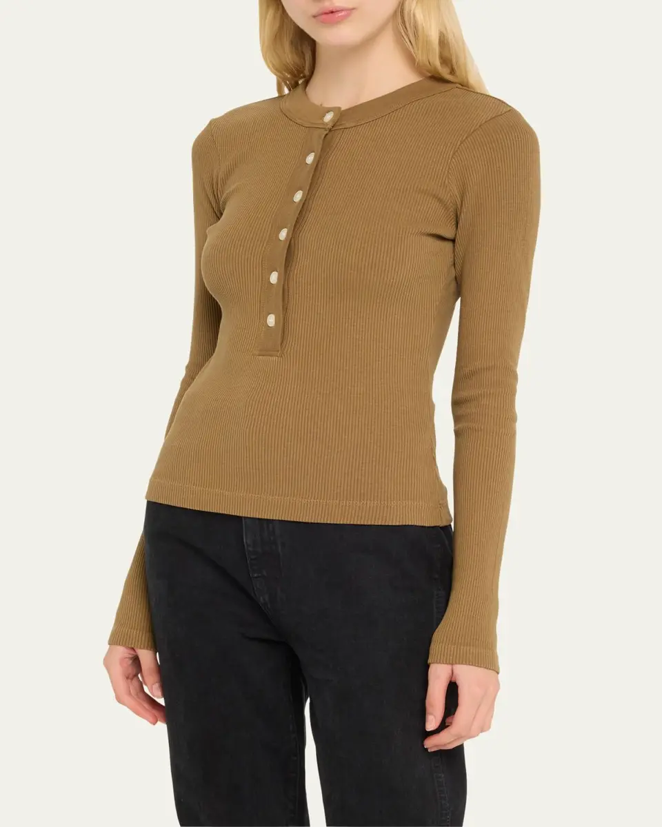 Citizens of Humanity Varra Long-Sleeve Henley Top | Thumbnail 4 Citizens of Humanity Varra Long-Sleeve Henley Top | Thumbnail 4