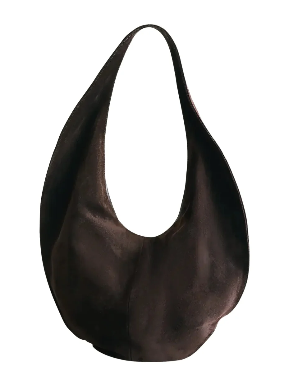 Maeden Market Suede Tote Bag