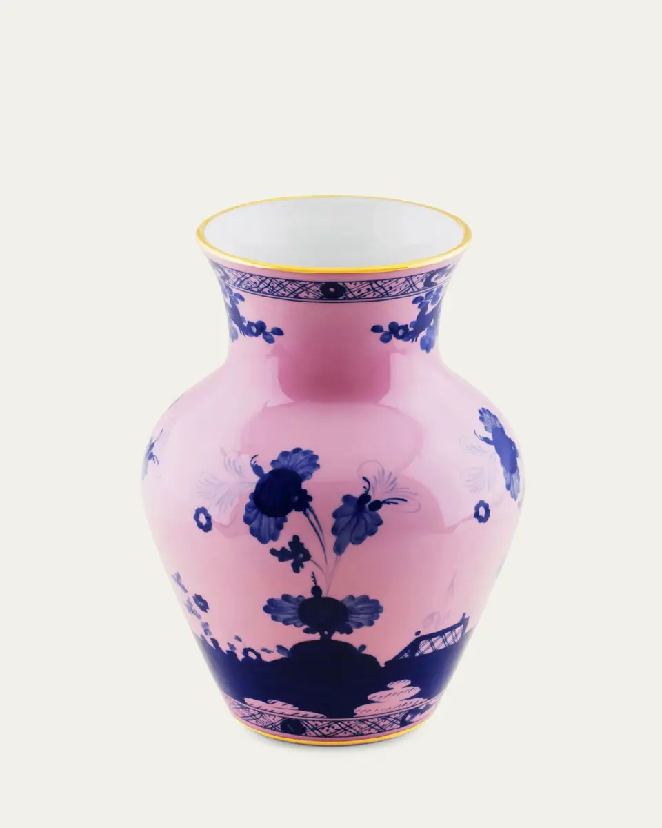 GINORI 1735 Oriente Italiano Azalea Ming Vase, 9.8" | Thumbnail 3 GINORI 1735 Oriente Italiano Azalea Ming Vase, 9.8" | Thumbnail 3