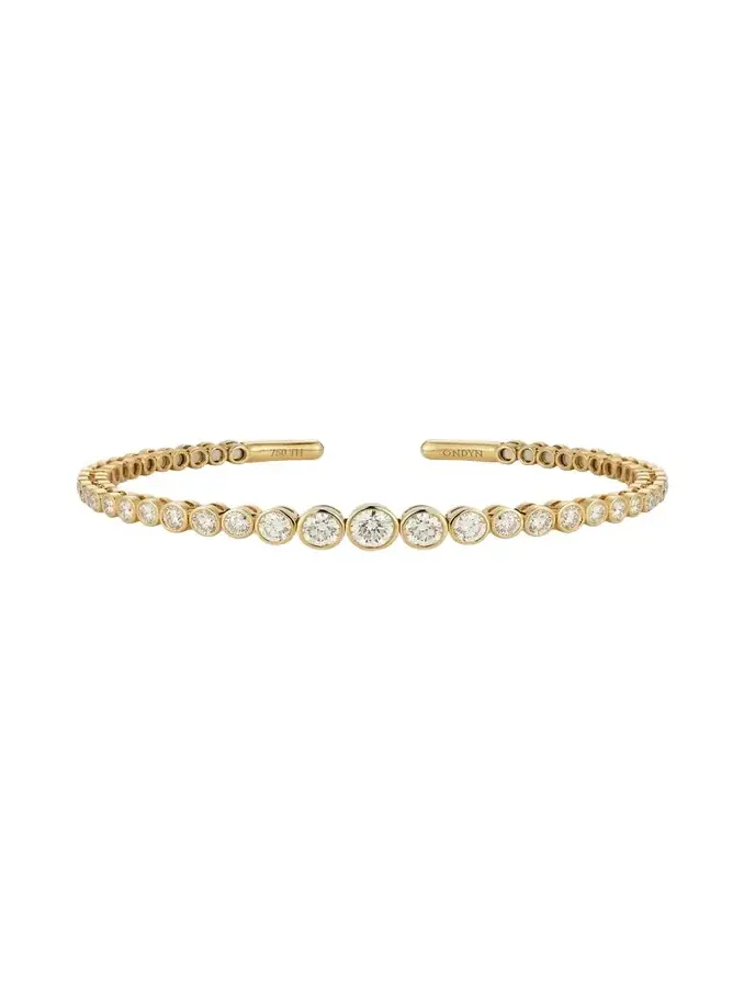 Single Lumiere Bracelet with Diamonds Single Lumiere Bracelet with Diamonds