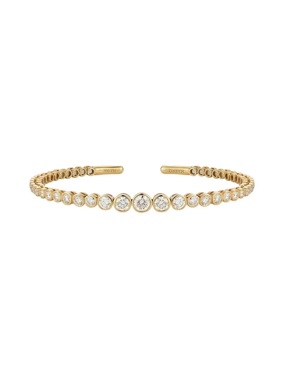 Single Lumiere Bracelet with Diamonds Single Lumiere Bracelet with Diamonds