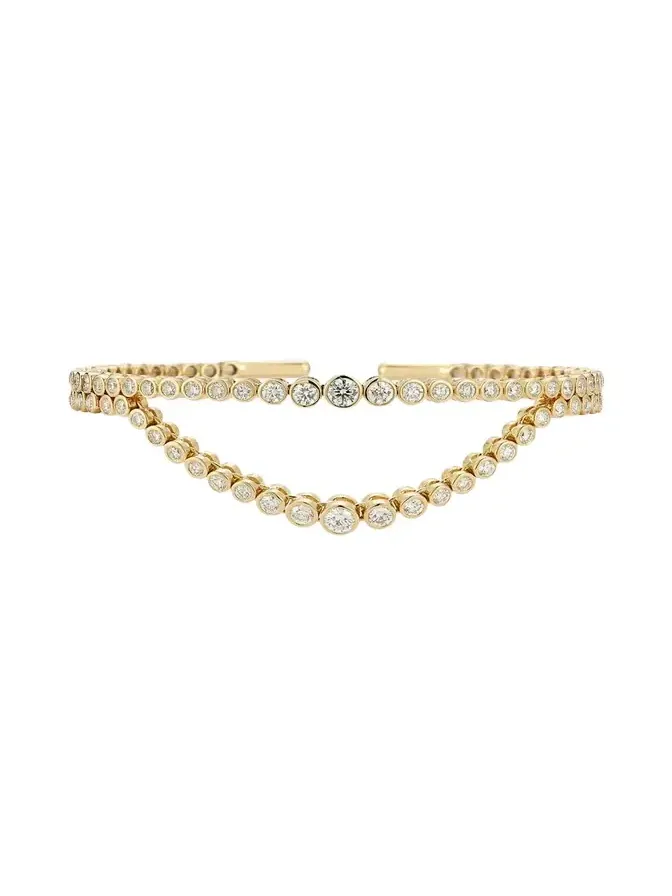 Double Lumiere Bracelet with Diamonds Double Lumiere Bracelet with Diamonds