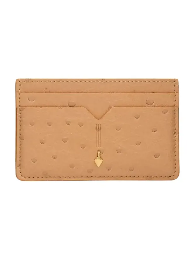 Jacques Marie Mage Men's Theodore Ostrich Card Case