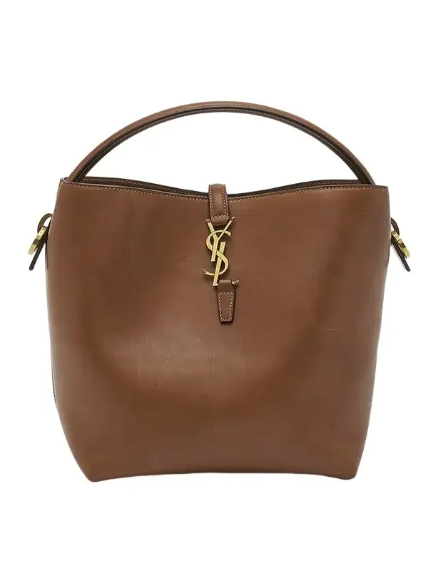 Saint Laurent Le 37 YSL Bucket Bag in Smooth Leather