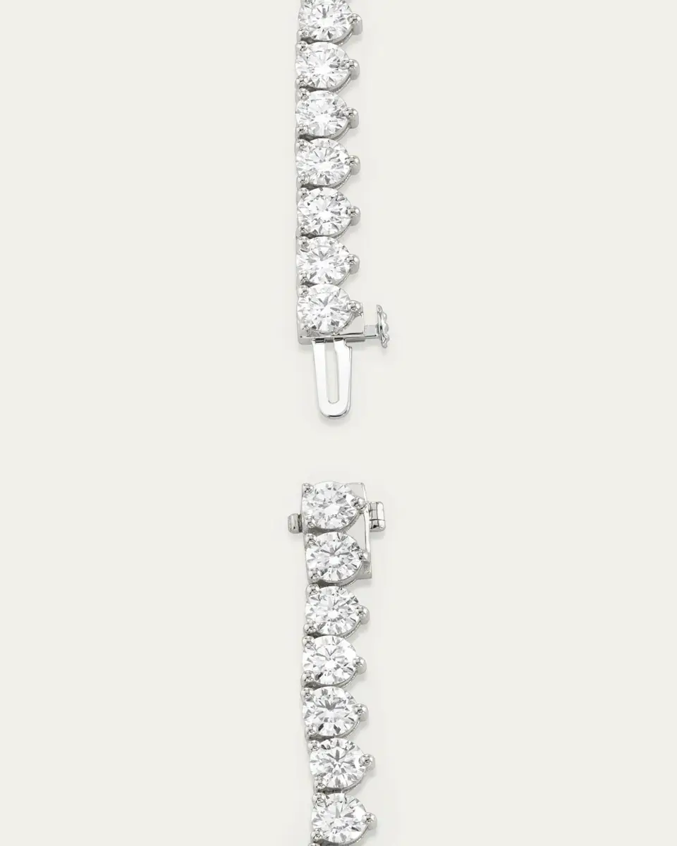 VRAI Lab Grown Diamond Tennis Necklace, Large | Thumbnail 3