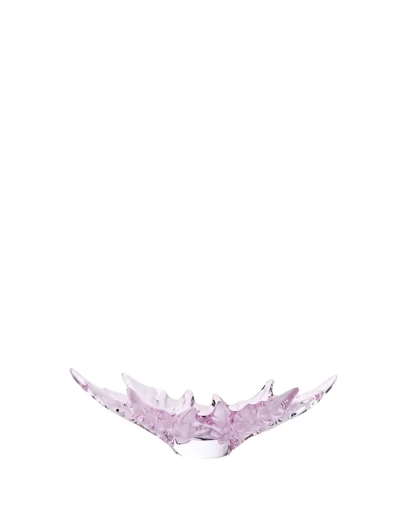 Lalique Champs-Elysees Crystal Bowl, Pink Luster | Image 1 Lalique Champs-Elysees Crystal Bowl, Pink Luster | Image 1