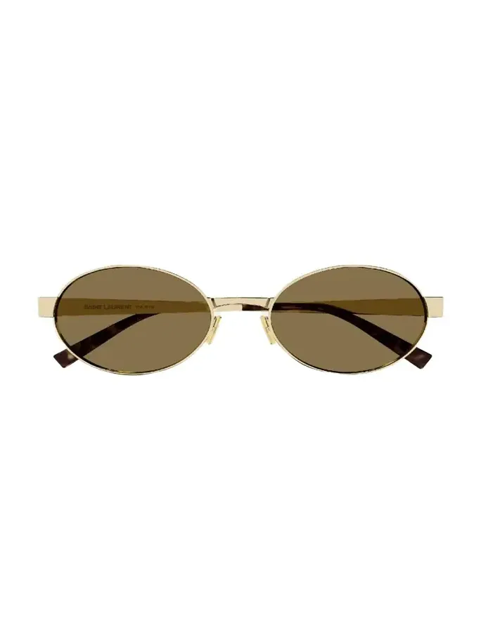 Saint Laurent Men's Round Nylon and Metal Sunglasses