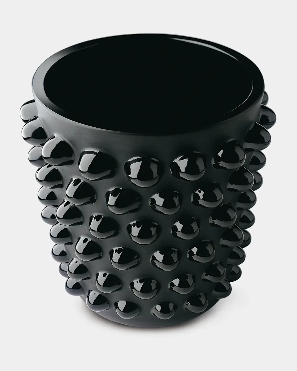 Lalique Mossi Black XXL Vase - 12" | Thumbnail 2