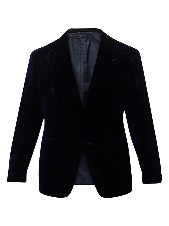 Men's Wool-Silk Velvet Cocktail Jacket Men's Wool-Silk Velvet Cocktail Jacket
