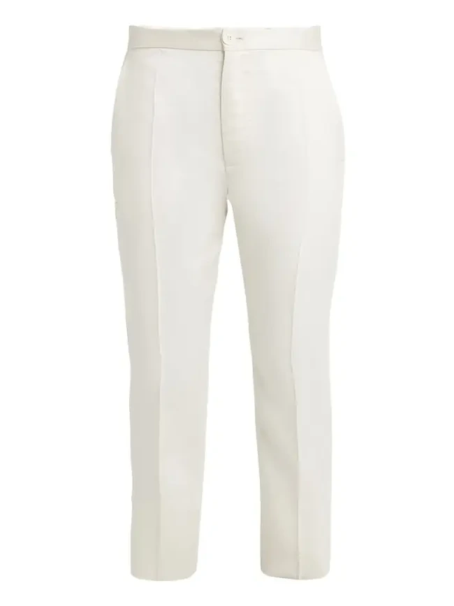 SETCHU Origami Button Cuff Silk Pants