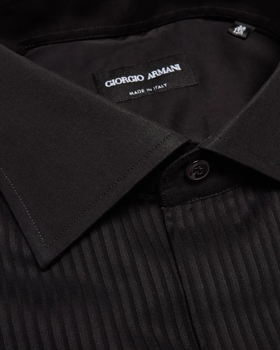 Giorgio Armani Men's Formal Bib Dress Shirt | Thumbnail 2 Giorgio Armani Men's Formal Bib Dress Shirt | Thumbnail 2