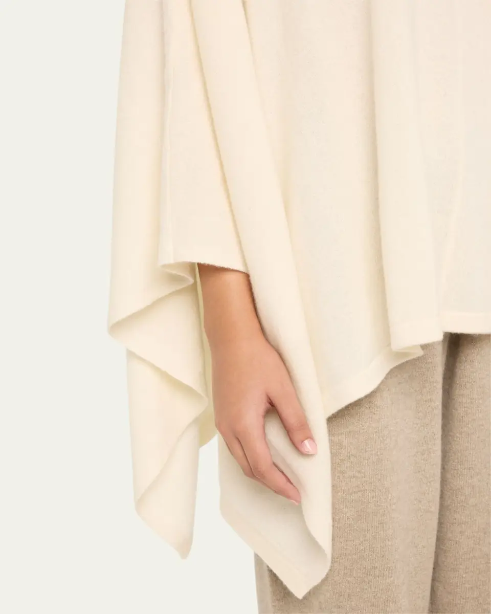 Arlotta Cashmere Cashmere Handkerchief Poncho | Thumbnail 5