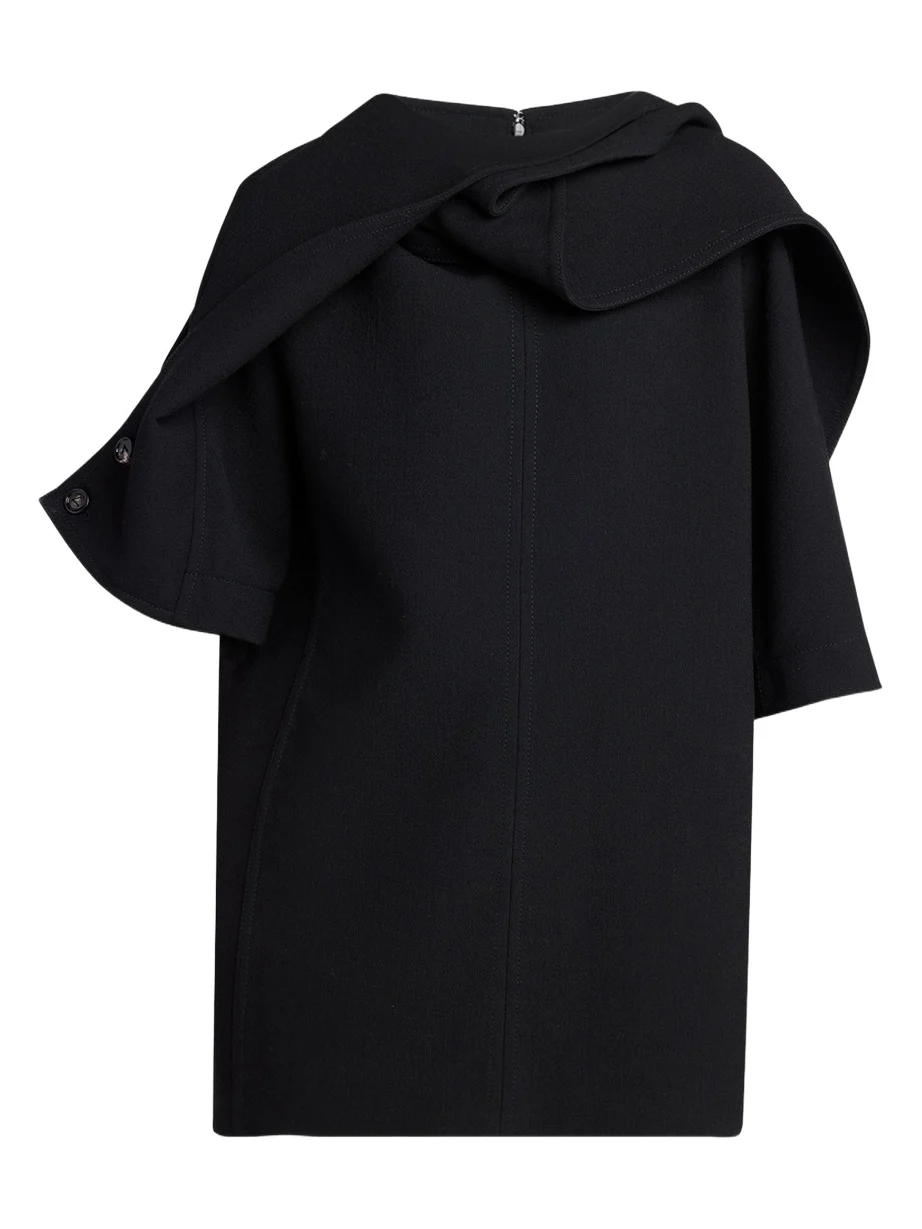 Bottega Veneta Light Double Wool Crepe Top