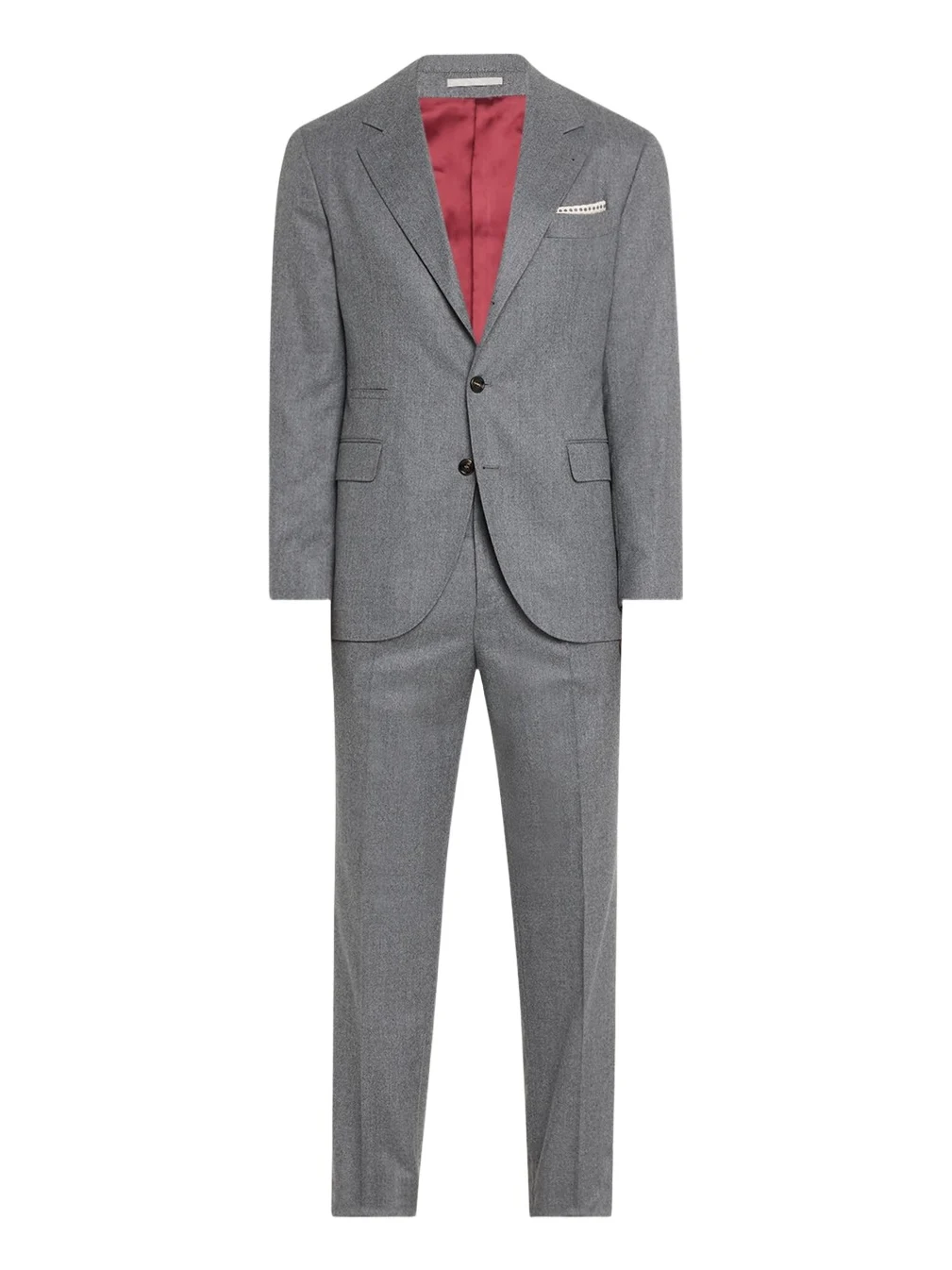 Men's Solid Wool Suit
