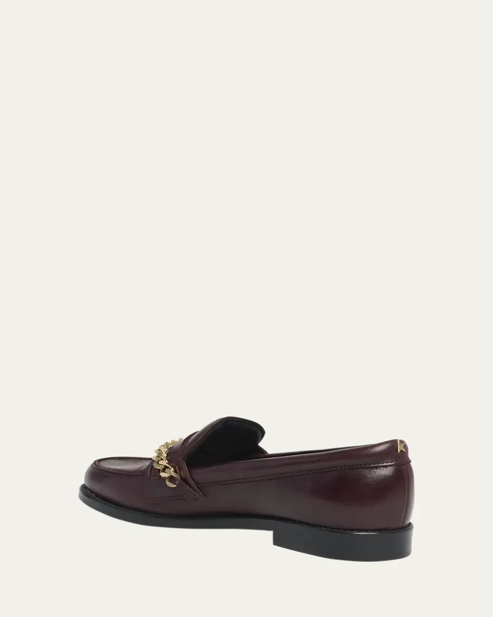 Golden Goose Jerry Chain Leather Penny Loafers | Thumbnail 4 Golden Goose Jerry Chain Leather Penny Loafers | Thumbnail 4