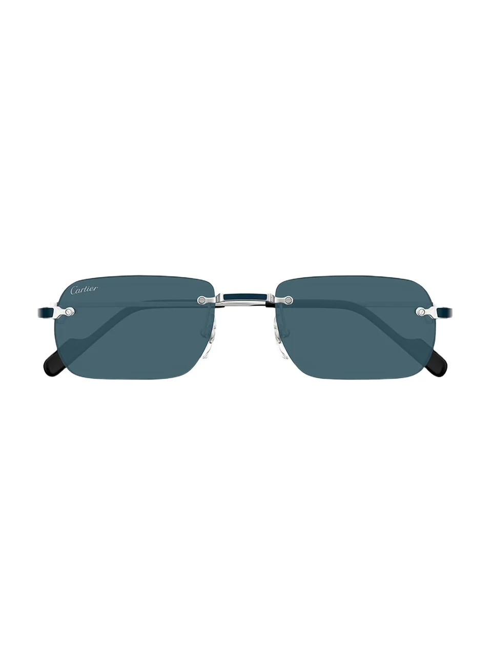 Cartier Men's Nylon & Metal Rectangle Sunglasses