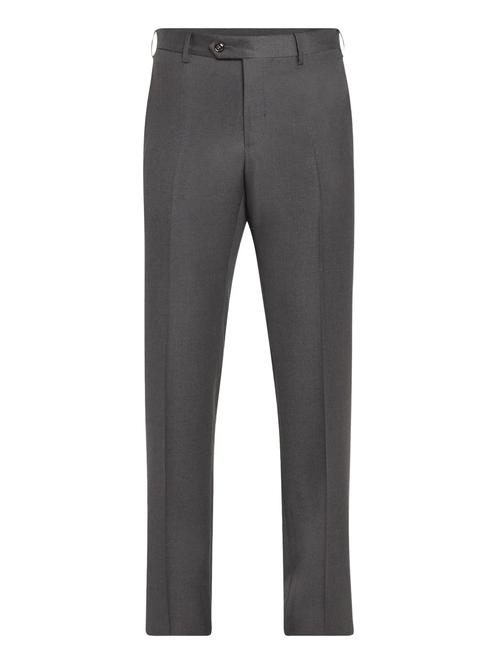 Men's Solid Wool Flat-Front Trousers Men's Solid Wool Flat-Front Trousers