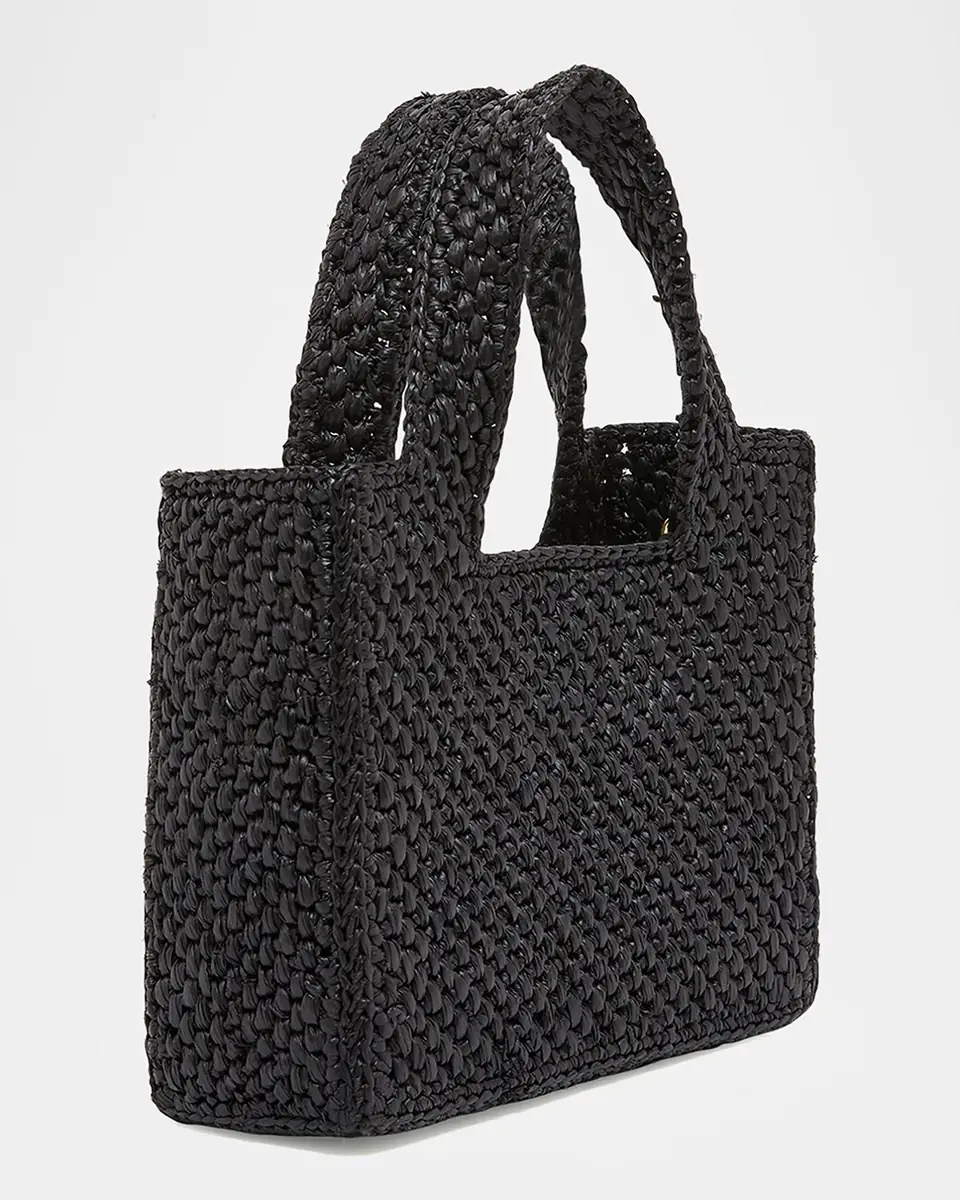 LOEWE x Paula's Ibiza Font Logo Mini Tote Bag in Raffia | Thumbnail 7 LOEWE x Paula's Ibiza Font Logo Mini Tote Bag in Raffia | Thumbnail 7