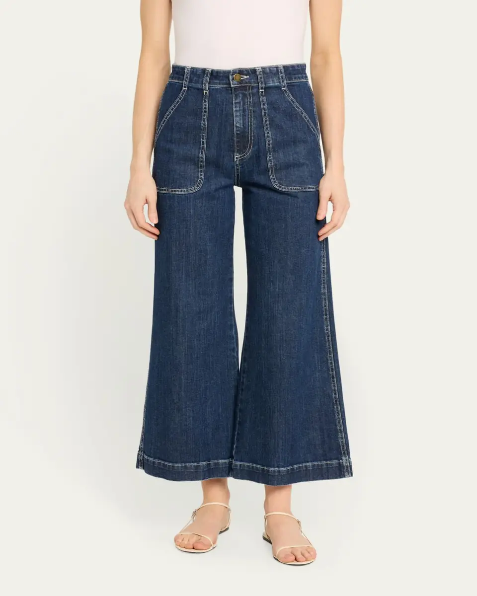 Ramy Brook Theodora Cropped Wide-Leg Jeans | Thumbnail 4