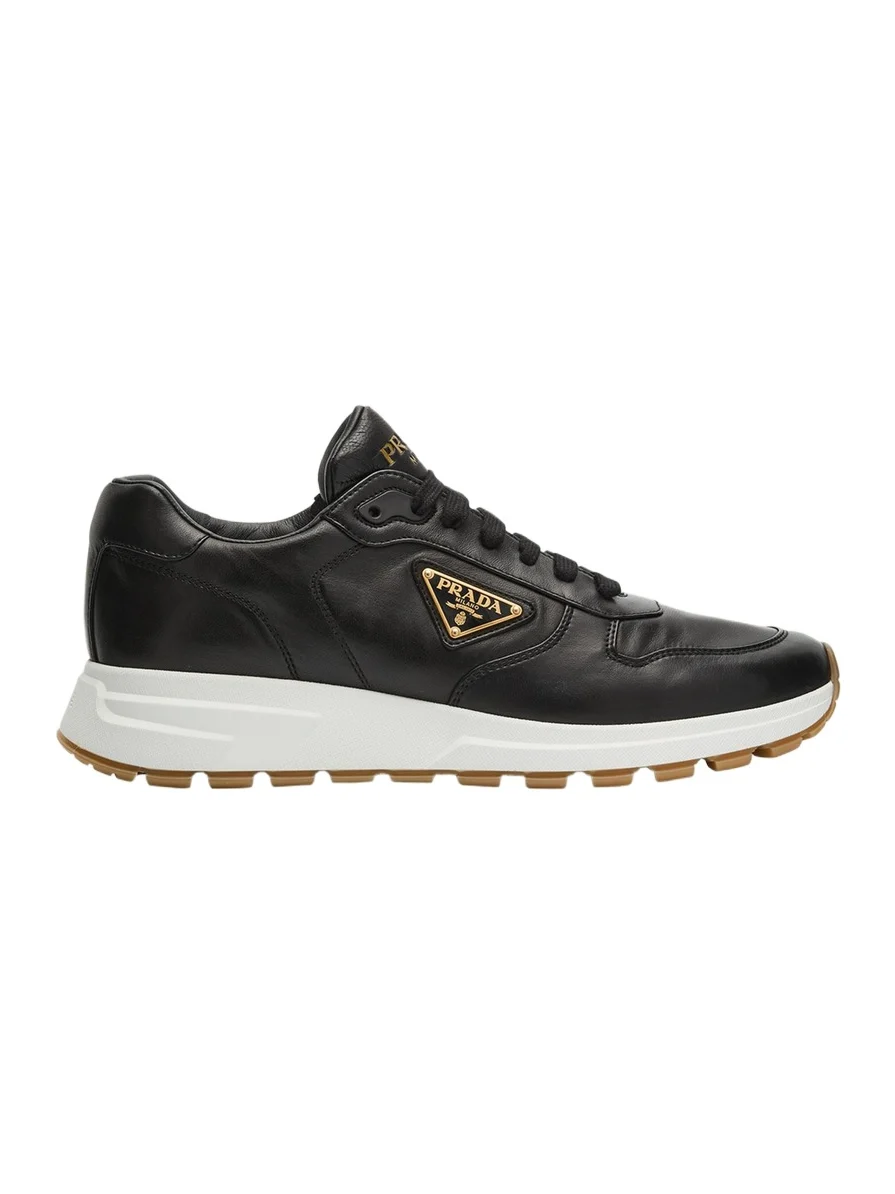 Men's Prax Napa Leather Low-Top Sneakers