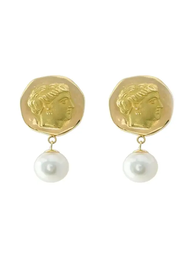 Haute Victoire Andromeda Pearl Earrings