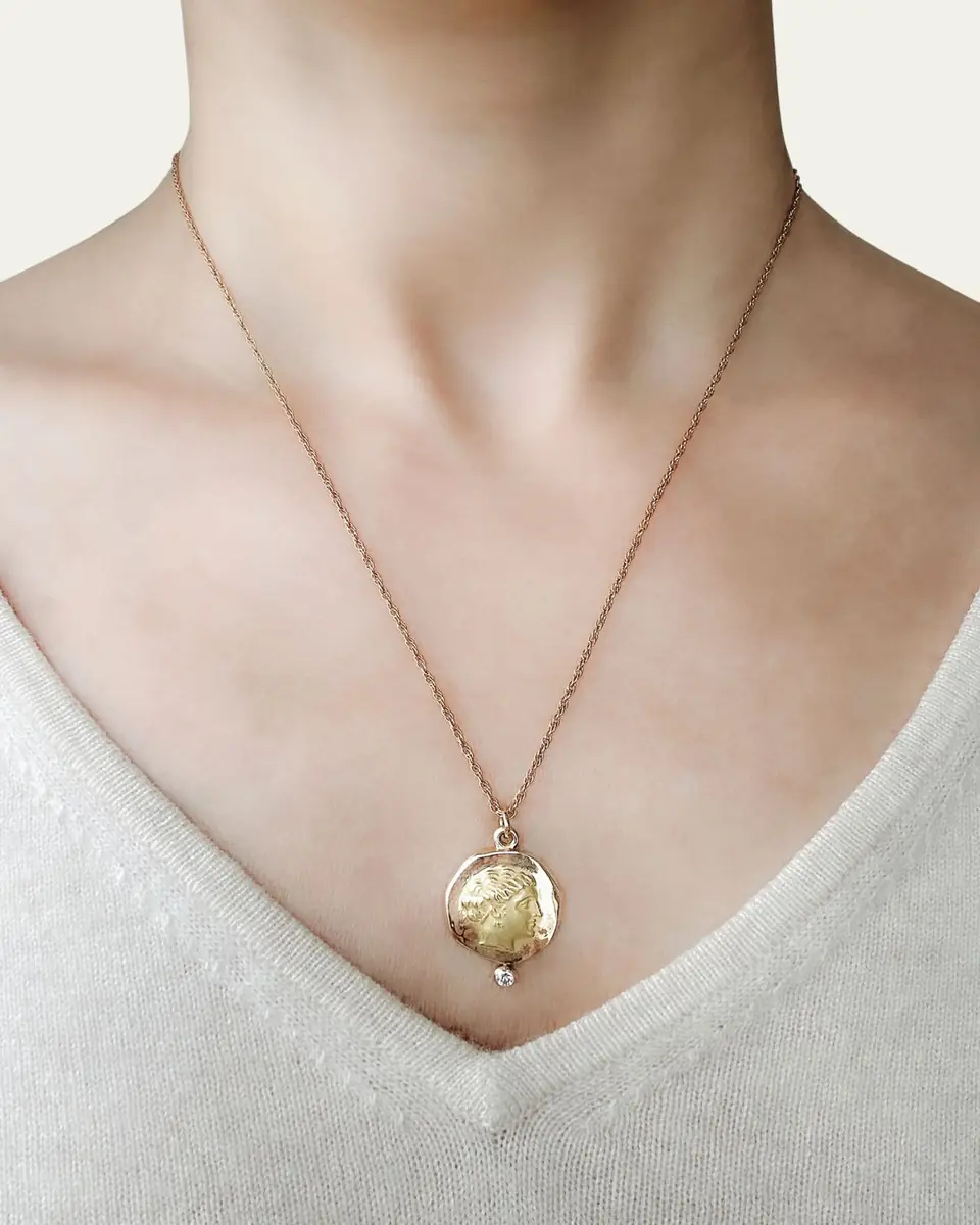Haute Victoire Andromeda Diamond Necklace, 15"L | Thumbnail 2