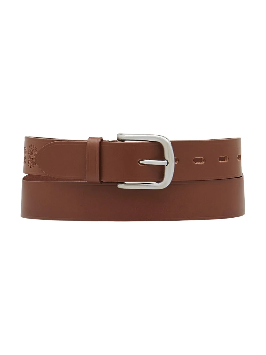 Il Bisonte Men's Classic Cowhide Leather Belt