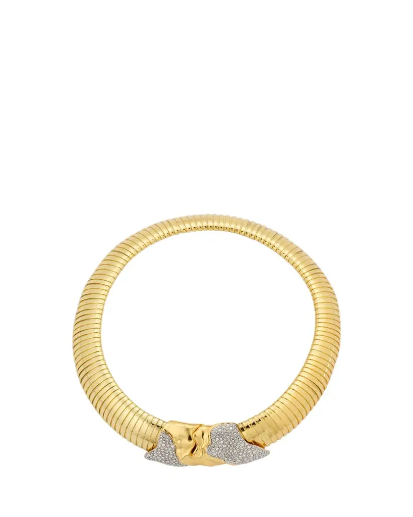 ALEXIS BITTAR Solanales Gold Tubogas Collar Necklace | Image 1 ALEXIS BITTAR Solanales Gold Tubogas Collar Necklace | Image 1