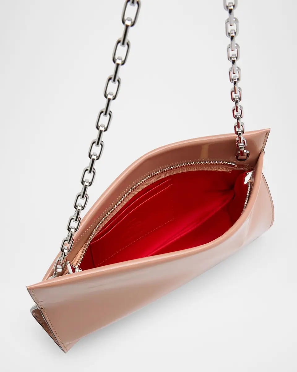 Christian Louboutin Loubitwist Small Clutch Bag in Patent Leather | Thumbnail 3 Christian Louboutin Loubitwist Small Clutch Bag in Patent Leather | Thumbnail 3