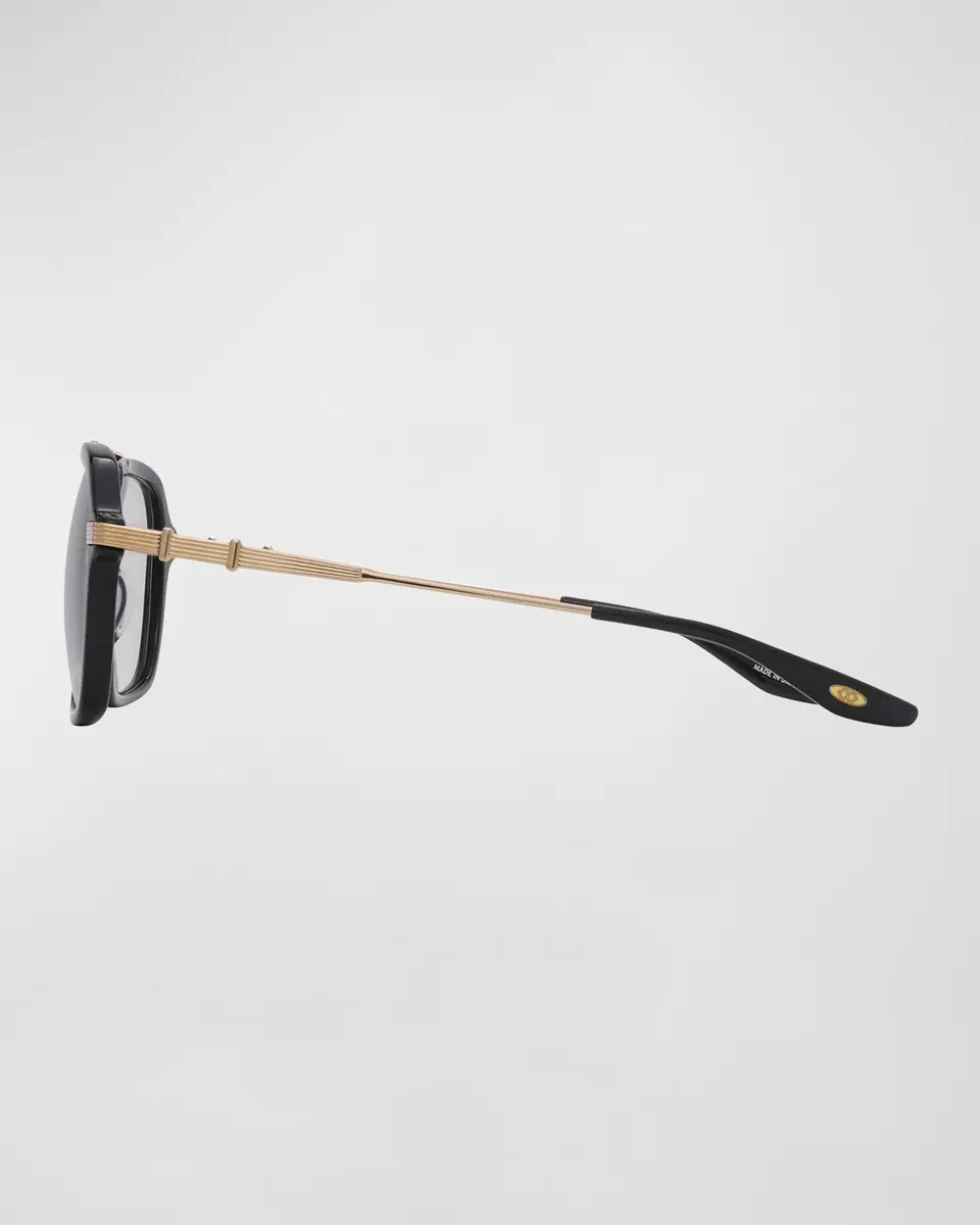 BARTON PERREIRA D. Ellis Zyl & Titanium Square Glasses | Thumbnail 2 BARTON PERREIRA D. Ellis Zyl & Titanium Square Glasses | Thumbnail 2