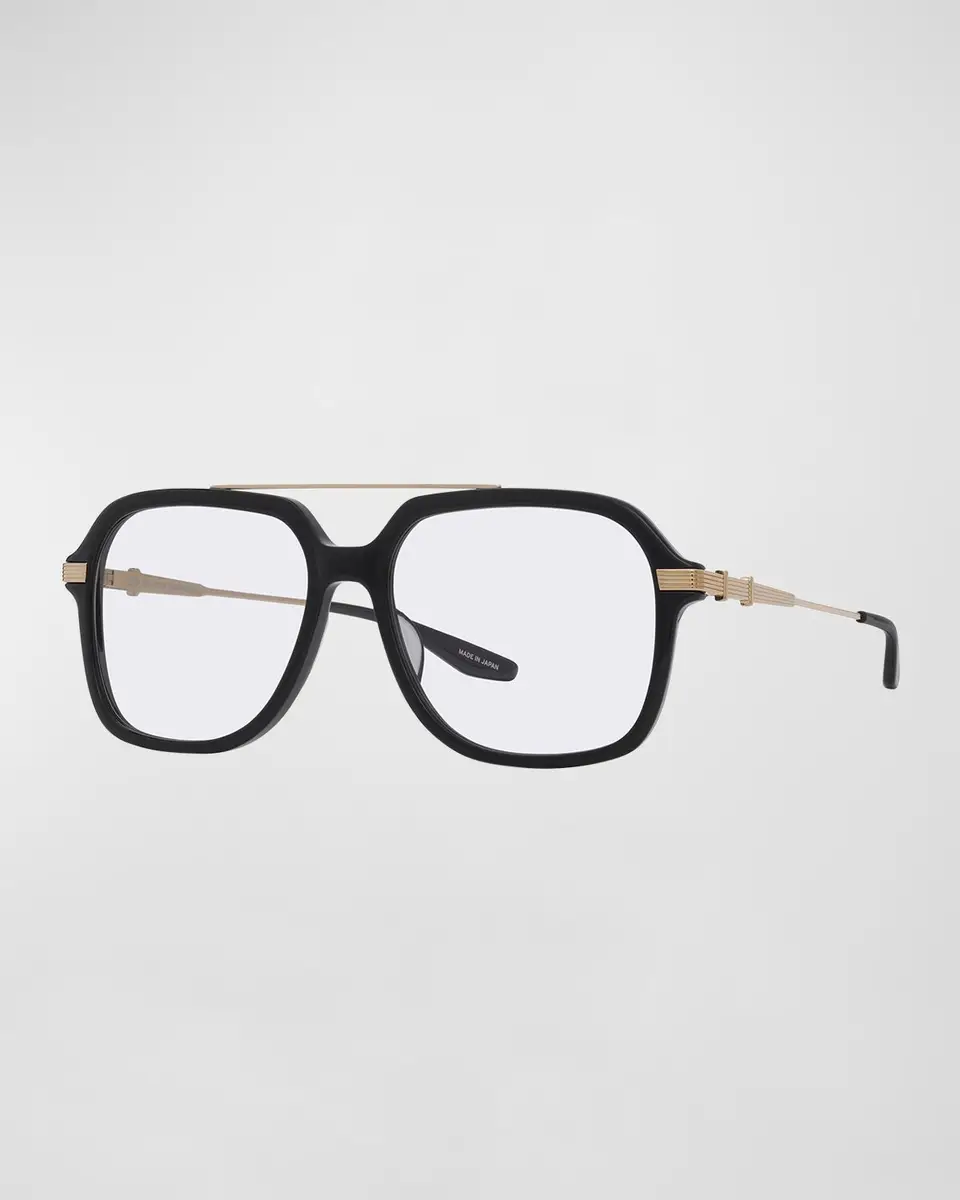 BARTON PERREIRA D. Ellis Zyl & Titanium Square Glasses | Thumbnail 3 BARTON PERREIRA D. Ellis Zyl & Titanium Square Glasses | Thumbnail 3