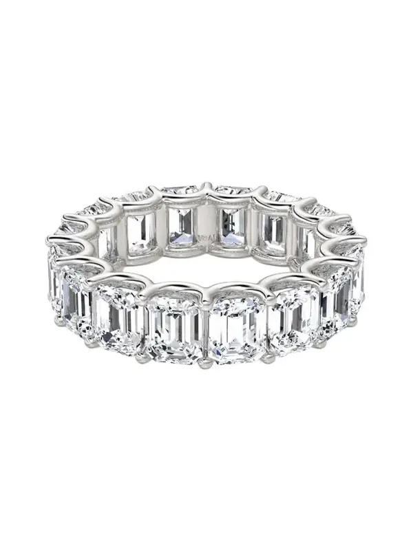 Lab Grown Diamond Platinum Eternity Band, 5.00tcw