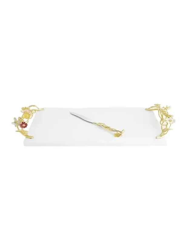 Michael Aram Wildflowers Cheeseboard with Knife