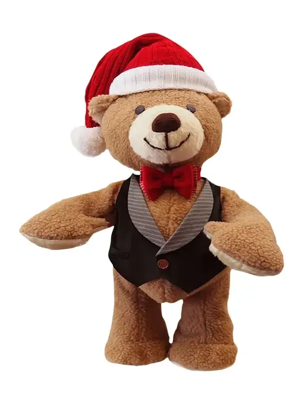 Creation Group Bobby the Standing Animatronic Christmas Bear