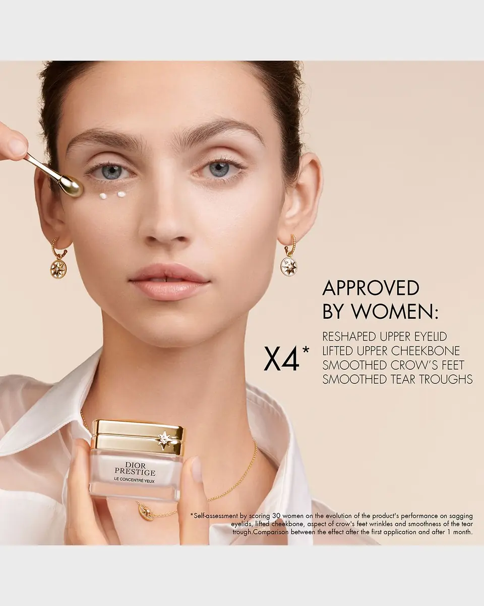 Dior Prestige Le Concentre Yeux Anti-Aging Eye Cream Refill, 0.5 oz. | Thumbnail 4 Dior Prestige Le Concentre Yeux Anti-Aging Eye Cream Refill, 0.5 oz. | Thumbnail 4