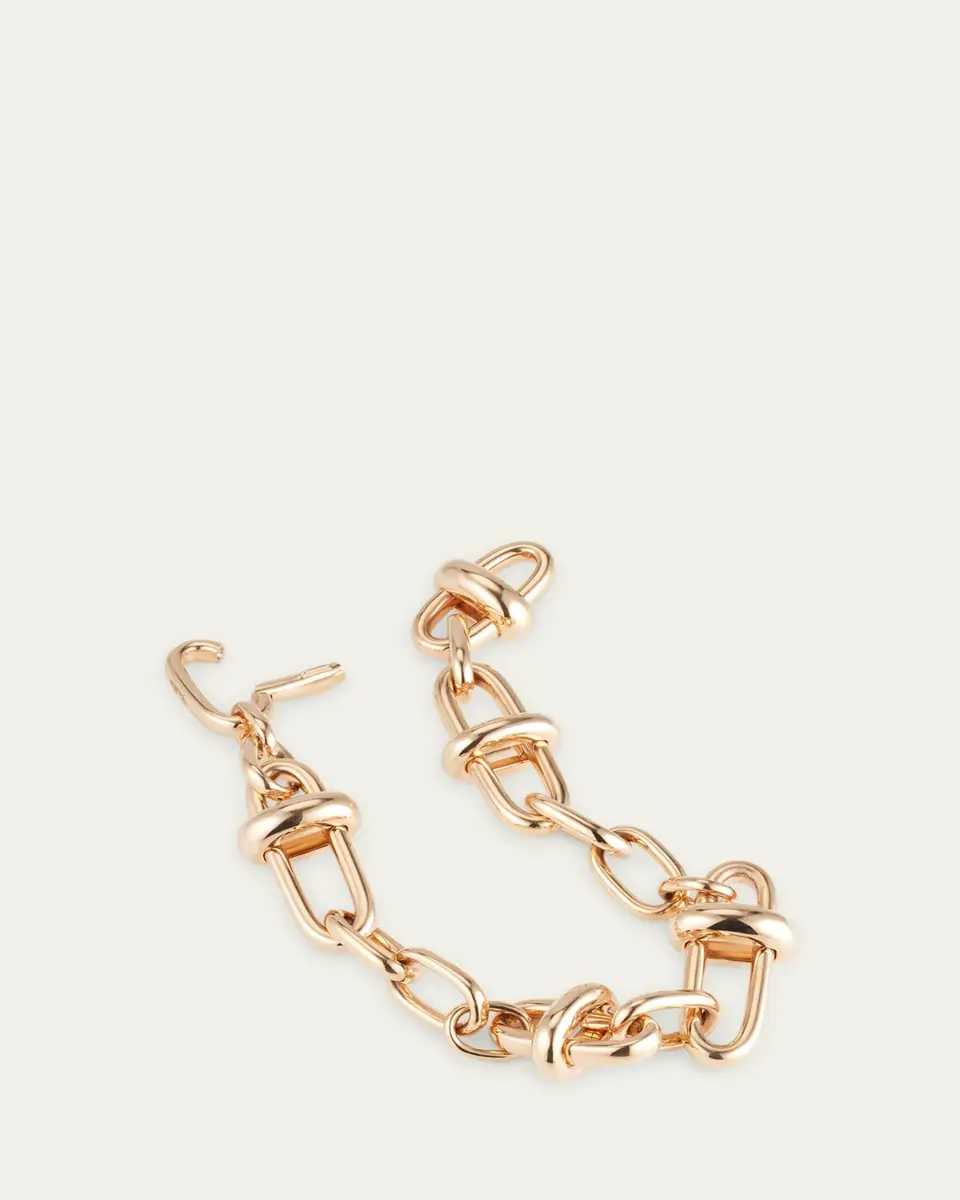 Pomellato Iconica 18K Rose Gold Cross Bar Link Bracelet | Thumbnail 3