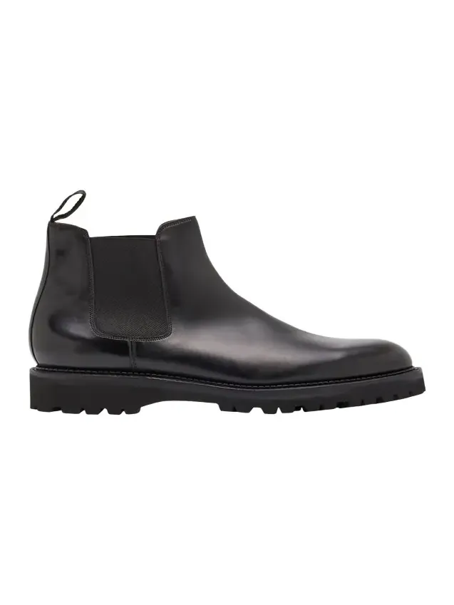 Men's Lawry Leather Lug-Sole Chelsea Boots