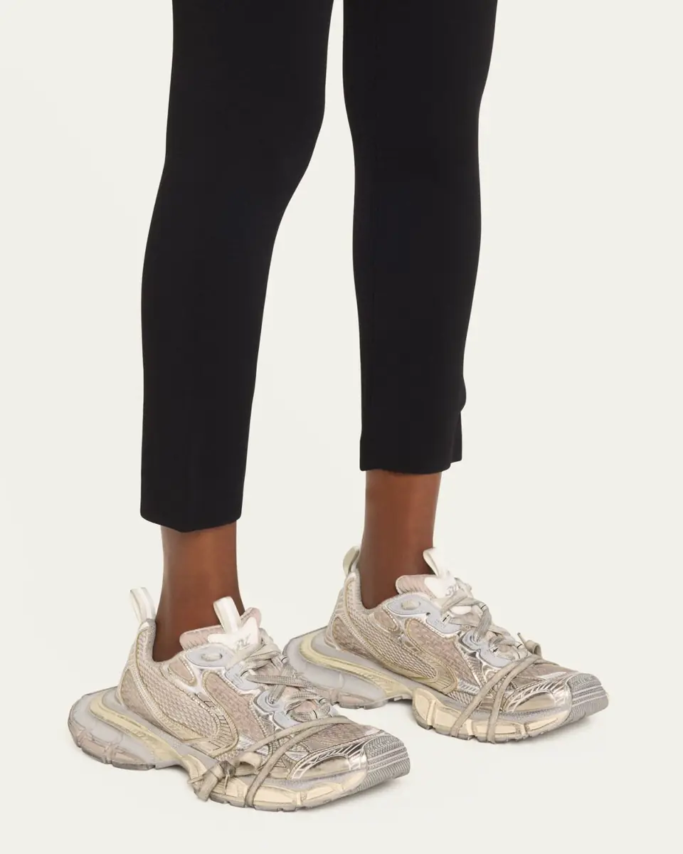 Balenciaga 3XL Metallic Mesh Lace Trainer Sneakers | Thumbnail 6 Balenciaga 3XL Metallic Mesh Lace Trainer Sneakers | Thumbnail 6