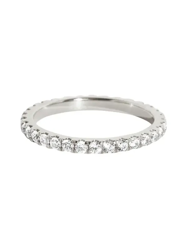 The Infinity 18K White Gold Lab Grown Diamond Band, 0.37tcw