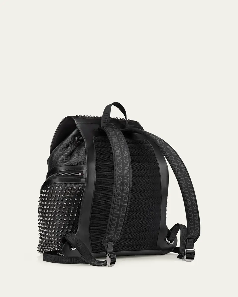 Christian Louboutin Men's Funky Spikes Leather Backpack | Thumbnail 5