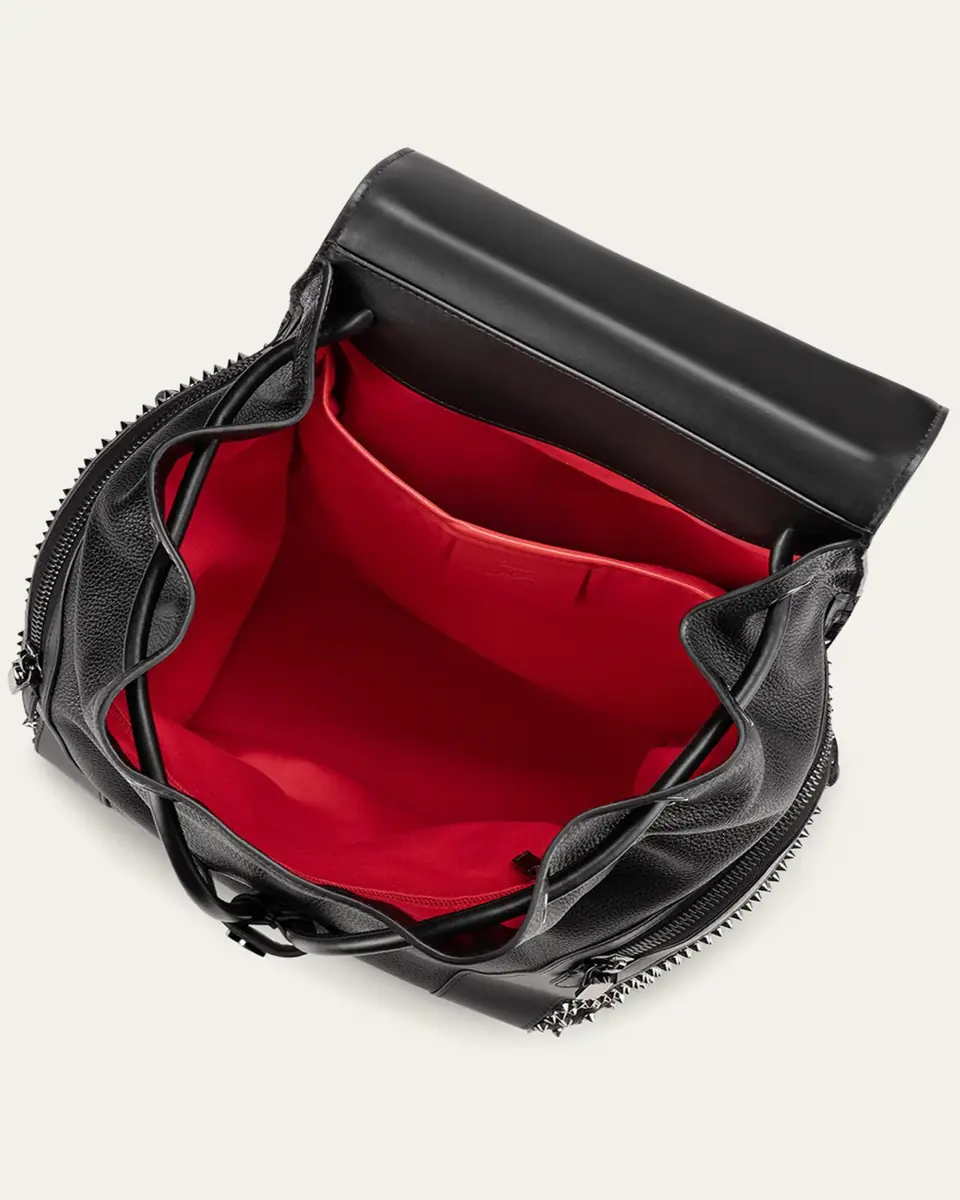 Christian Louboutin Men's Funky Spikes Leather Backpack | Thumbnail 6
