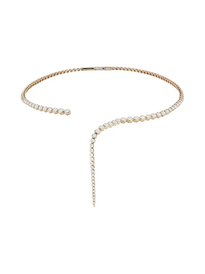 Imperial Wavelength Necklace with Diamonds