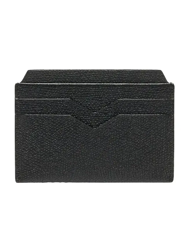 Men's V-Slot Leather Card Case Men's V-Slot Leather Card Case