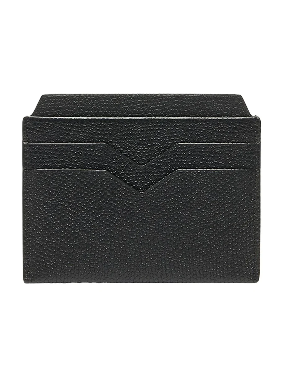 Men's V-Slot Leather Card Case