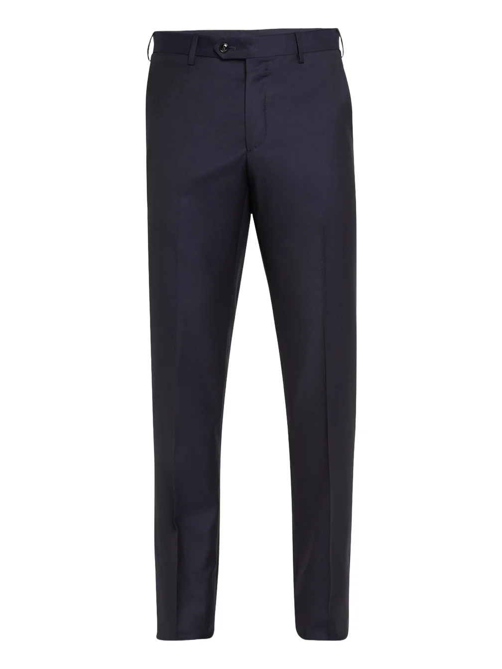 Men's Solid Wool Flat-Front Trousers Men's Solid Wool Flat-Front Trousers