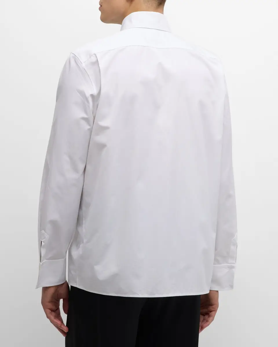 Saint Laurent Men's Poplin Dress Shirt | Thumbnail 3